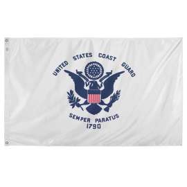 Valley Forge Coast Guard Military Flag 3 ft. W X 5 ft. L