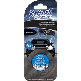 Refresh Your Car Lightening Bolt Air Freshener 1 pk
