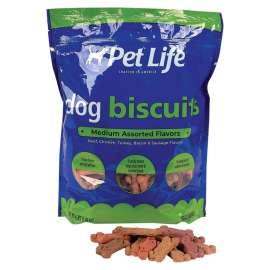 Pet Life Assorted Biscuit For Dogs 4 lb 1 pk