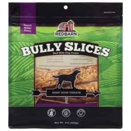 Redbarn Bully Slices Peanut Butter Grain Free Treats For Dogs 9 oz 1 pk
