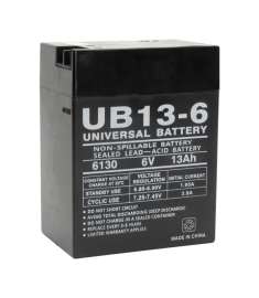 UPG 13 Ah 6 V Lead Acid Automotive Battery