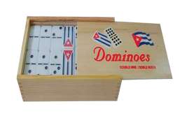 Bene Casa Dominoes Double Nine in Wooden Box 55 pc