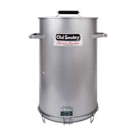 Old Smokey Products Wood Chips Bullet Smoker Silver