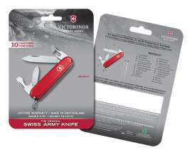 Victorinox Recruit Red 420 HC Stainless Steel 3.3 in. Multi-Function Knife