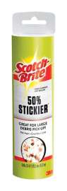 Scotch-Brite Plastic Lint Roller Refill 8 in. W