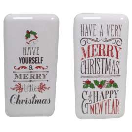 Celebrations Multicolored Christmas Sayings Sign 12.25 in.