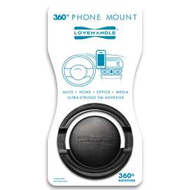 LoveHandle Black Swivel 360 Mount 360 Phone Mount