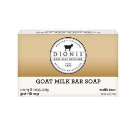 Dionis Goat Milk Skincare Vanilla Bean Scent Soap Bar 6 oz 1 pk