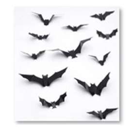 Fun World 3D Bats Stickers Halloween Decor