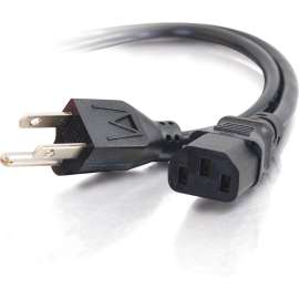 C2G 15ft Power Cord, 18 AWG, NEMA 5-15P to IEC320C13, Computer Power, Replacement power cord for PC, Monitor, Printer, Scanner, etc.
