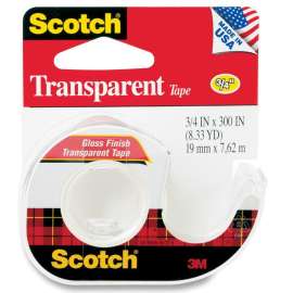 3M Scotch Gloss Finish Transparent Tape
