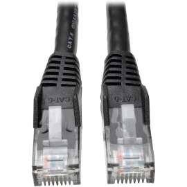 Tripp Lite 3ft Cat6 Gigabit Snagless Molded Patch Cable RJ45 M/M Black 3' 50 Bulk Pack - 3 ft Category 6 Network Cable for Network Device, Printer, Blu-ray Player, Router, Modem - First End: 1 x RJ-45 Network - Male - Second End: 1 x RJ-45 Network