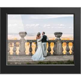 Aluratek 8" Slim Digital Photo Frame with Auto Slideshow Feature, 8" LCD Digital Frame, Black, 1024 x 768, Cable