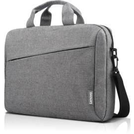 Lenovo T210 Carrying Case for 15.6" Notebook, Book, Gray, Water Resistant, Polyester Body, Handle, Luggage Strap