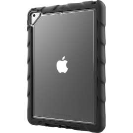 Gumdrop DropTech Clear for iPad 10.2 Case, For Apple iPad (7th Generation) Tablet, Apple Logo, Clear, Black, Scratch Resistant, Impact Resistant, Drop Resistant, Shock Absorbing, Smudge Resistant, Spill Resistant