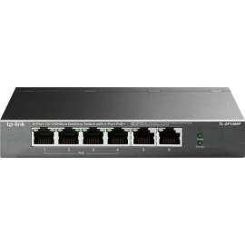Tp Link TP-Link TL-SF1006P - 6-Port Fast Ethernet 10/100Mbps PoE Switch - Limited Lifetime Protection - 4 PoE+ Ports @67W - Plug & Play - Sturdy Metal w/Shielded Ports - Extend Mode - Priority Mode