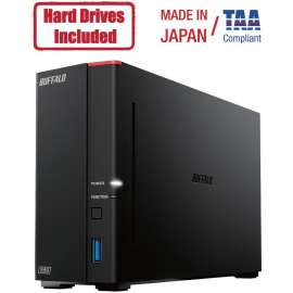Buffalo Americas Buffalo LinkStation 710D 4TB Hard Drives Included (1 x 4TB, 1 Bay), Hexa-core (6 Core) 1.30 GHz, 1 x HDD Supported, 1 x HDD Installed, 4 TB Installed HDD Capacity