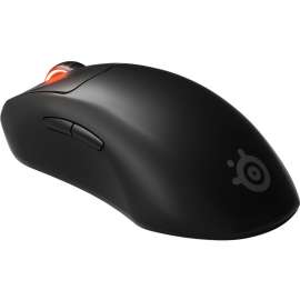 SteelSeries Prime Wireless Gaming Mouse - Optical - Cable/Wireless - Radio Frequency - 2.40 GHz - Matte Black - USB Type C - 18000 dpi - Scroll Wheel - 6 Button(s) - Right-handed Only