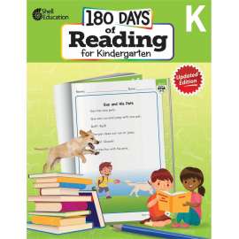Shell Education 180 Days of Reading for Kindergarten, 2nd Edition Printed Book