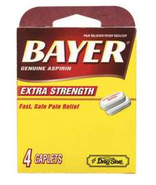 Bayer Lil Drugstore Extra Strength Aspirin 4 ct