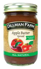 Dillman Farm All Natural Apple Butter Spread 13 oz Jar