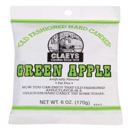 Claeys Old Fashioned Green Apple Hard Candy 6 oz