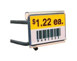 Kinter 0.3125 in. H X 1.5625 in. W X 2 in. L Clear Utility/Parts Info Strip Label Holder Plastic