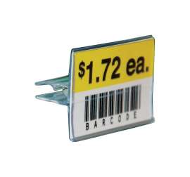 Kinter 0.625 in. H X 1.3125 in. W X 3 in. L Clear Utility/Parts Info Strip Label Holder Plastic