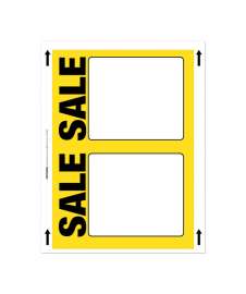 Centurion 11 in. H X 8.5 in. W Sale Sign Card Stock