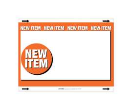 Centurion English White Informational Sign 11 in. H X 8.5 in. W