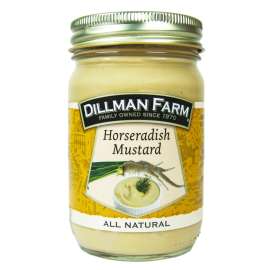 Dillman Farm Horseradish Mustard 13 oz Jar