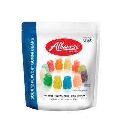 Albanese Assorted Sour Bears 32 oz
