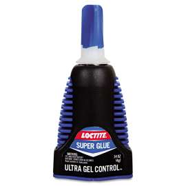 Ultra Gel Control Super Glue, 0.14 oz, Dries Clear