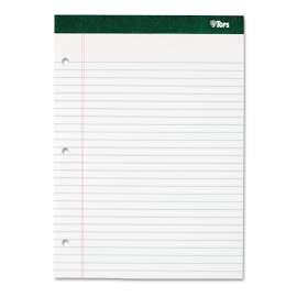 Double Docket Ruled Pads with Extra Sturdy Back, Wide/Legal Rule, 100 White 8.5 x 11.75 Sheets