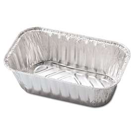 Aluminum Baking Pan, #1 Loaf, 1 lb Capacity, 5.72 x 3.31 x 2.03, 200/Carton