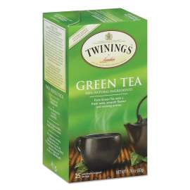 Tea Bags, Green, 1.76 oz, 25/Box