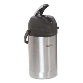 BUNN - Stainless Steel/Black 2.5 Liter Lever Action Coffee Airpot