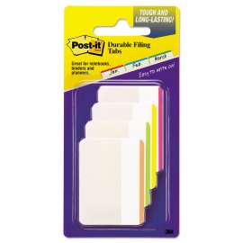 Lined Tabs, 1/5-Cut, Assorted Bright Colors, 2" Wide, 24/Pack