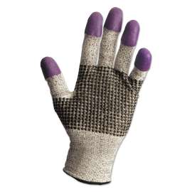 G60 Purple Nitrile Gloves, 250mm Length, X-Large/Size 10, Black/White, 12 Pairs/Carton
