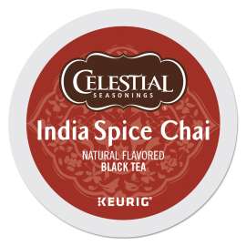 Celestial Seasonings India Spice Chai Black Tea K-Cups (24/Box)
