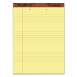 "The Legal Pad" Ruled Perforated Pads, Wide/Legal Rule, 50 Canary-Yellow 8.5 x 11.75 Sheets, Dozen