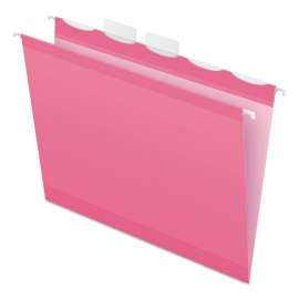 Pendaflex Ready-Tab Reinforced Pink Hanging Folder