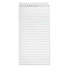 Earthwise by Ampad Recycled Reporter's Notepad, Gregg Rule, White Cover, 70 White 4 x 8 Sheets