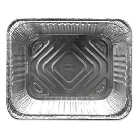 Aluminum Steam Table Pans, Half-Size Deep120 oz., 2.56" Deep, 10.38 x 12.75, 100/Carton