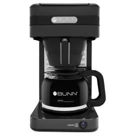 BUNN - CSB2G High Altitude Speed Brew Elite Gray 10-Cup Single Serve Home Coffee Maker with Glass Carafe