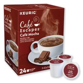 Café Escapes Mocha Coffee K-Cups (24/Box)