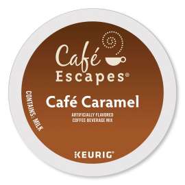 Café Escapes Caramel Coffee K-Cups (24/Box)