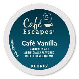 Café Escapes Vanilla Coffee K-Cups (24/Box)