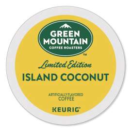 Island Coconut Coffee K-Cup Pods, 24/Box