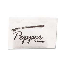 Pepper Packets, 0.1 grams, 3,000/Carton